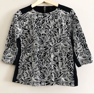 SOLD ✅ J. Crew Flower Embellished Top